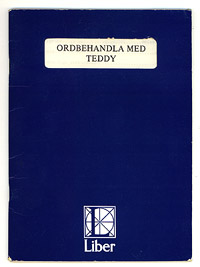 Ordbehandla med Teddy. Manual. Liber 1984