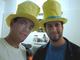 The hats was kinda cool too. (Me and Johannes)